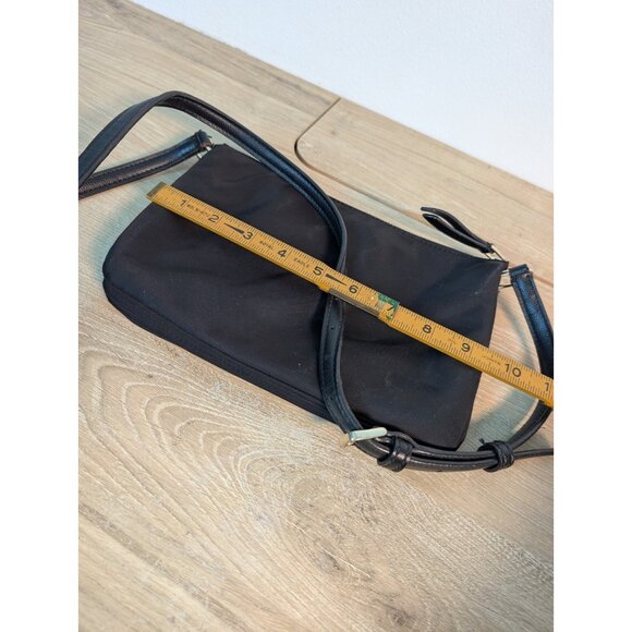 Kate Spade Black Adjustable Strap Crossbody Shoulder Bag Small FLAW - Picture 7 of 8